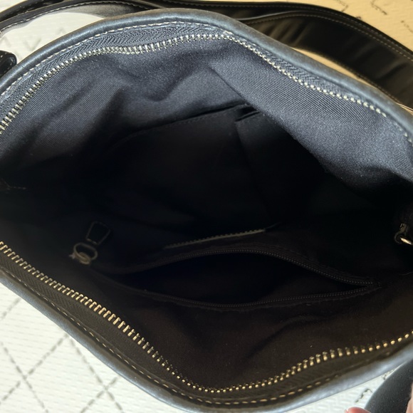 Coach Signature Pattern Leather & Cloth Cross Body Bag - Picture 5 of 7